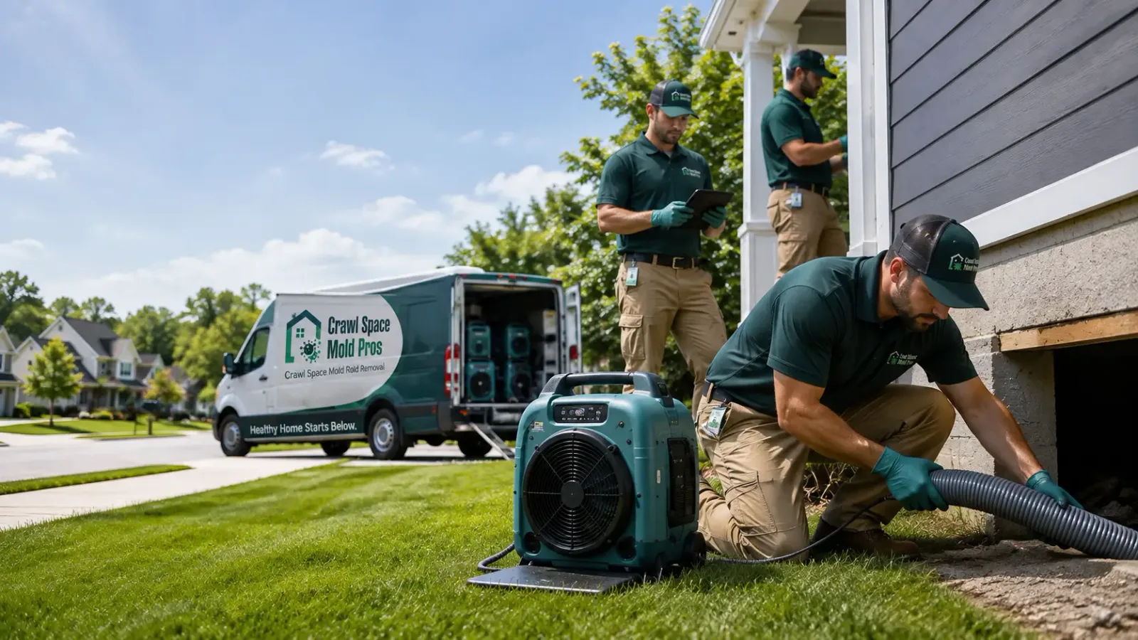 Crawl Space Mold Removal in Peebles, OH